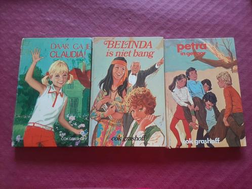 Set van 3 retro meisjesboeken – Claudia-, Belinda- & Petra, Boeken, Kinderboeken | Jeugd | 13 jaar en ouder, Gelezen, Ophalen of Verzenden
