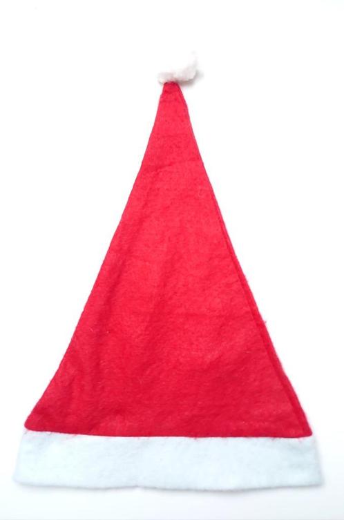 Zachte rode kerstmuts met witte pompon - Kerst - nieuwstaat, Diversen, Kerst, Zo goed als nieuw, Ophalen of Verzenden