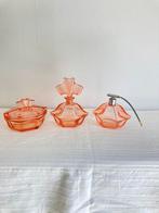 Boudoir badkamer kristallen set Frankrijk, Antiek en Kunst, Ophalen of Verzenden