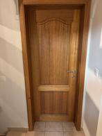 Porte intérieure full meranti massif à donner, Enlèvement, Utilisé, Porte intérieure