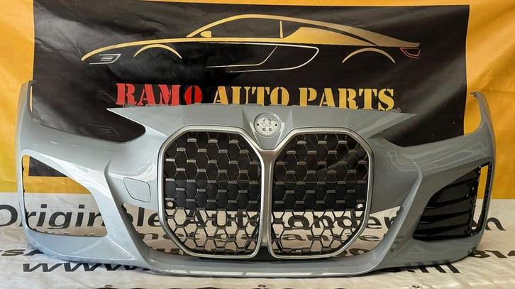 VOORBUMPER BMW I4 G26 MPAKKET SPORT 51118078573, Auto-onderdelen, Carrosserie, Bumper, BMW, Voor, Gebruikt, 3 maanden garantie