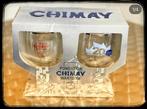 Set van 2 Chimay-glazen - Fondation Wartoise, Ophalen of Verzenden, Zo goed als nieuw, Bierglas
