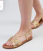 Atelier Tropezien sandalen goud maat 39, Ophalen, Zo goed als nieuw