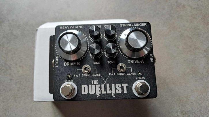 Pédale King Tone Duellist, Musique & Instruments, Effets, Comme neuf, Distortion, Overdrive ou Fuzz, Enlèvement ou Envoi