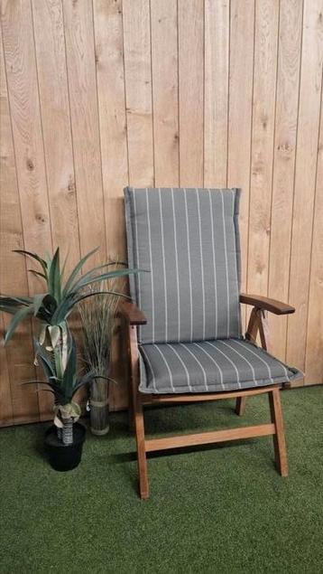 Buitenstoel smaragd Teak verstelbaar beschikbaar voor biedingen