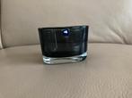1 blauw-grijze theelichthouder, Leonardo, H = 6 cm, Moins de 25 cm, Bleu, Enlèvement ou Envoi, Comme neuf