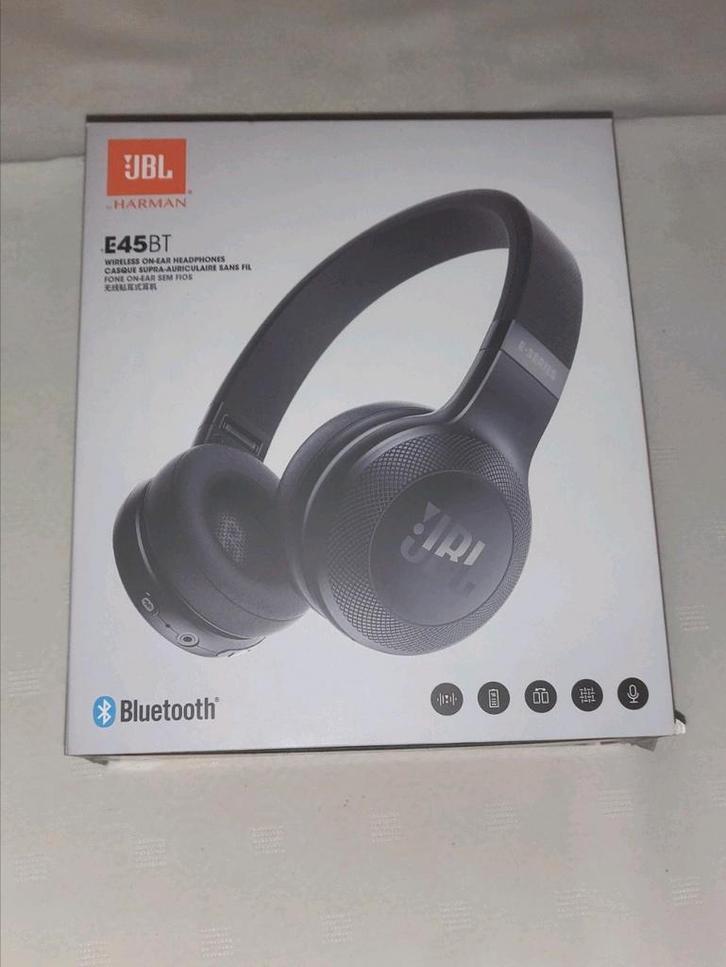 JBL E45BT headphone draadloos koptelefoon, Audio, Tv en Foto, Hoofdtelefoons, Zo goed als nieuw, Op oor (supra aural), Overige merken