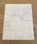 Dick Briel originele pagina tekening Professor Palmboom, Verzenden, Nieuw