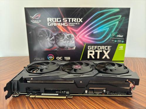 RTX 2080 ti ASUS ROG STRIX Grafische kaart 11GB, Informatique & Logiciels, Cartes vidéo, Utilisé, Nvidia, PCI-Express 3.0, GDDR6