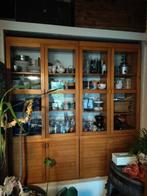 Groot houten raam — 4 glazen deuren + 4 lage deuren