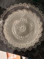 Taartschaal en 6 bordjes, Huis en Inrichting, Ophalen, Zo goed als nieuw