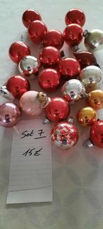 Oude kerstballen en opbergboxen, Ophalen, Gebruikt