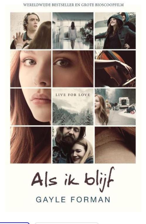 Als ik blijf - Gayle Forman, Boeken, Romans, Zo goed als nieuw, Ophalen of Verzenden