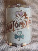 kopmerk automoto balhoofdplaatje plaque velo vintage, Antiek en Kunst, Ophalen of Verzenden