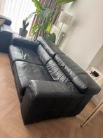 Lederen salon, Huis en Inrichting, Zetels | Zetels en Chaises Longues, Ophalen, Gebruikt, 150 tot 200 cm, Modern