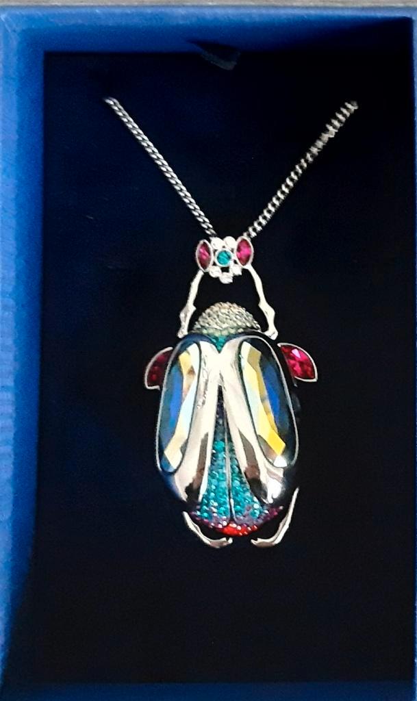 Swarovski ketting - scarabee groot model - limited edition, Verzamelen, Swarovski, Nieuw, Figuurtje, Ophalen