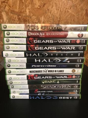 Lot xbox 360 games beschikbaar voor biedingen