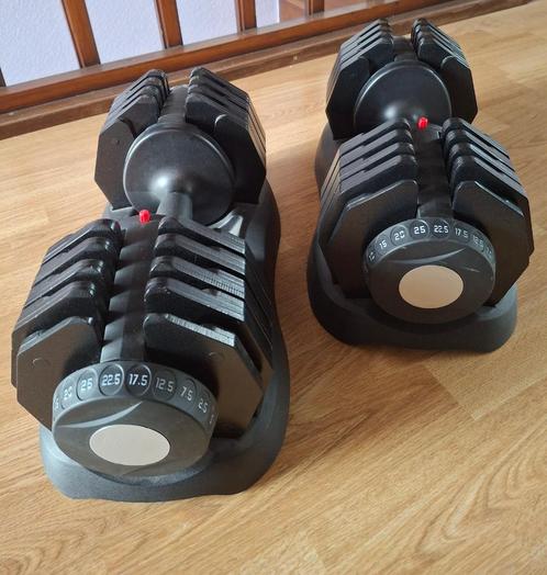 Verstelbare dumbells, Sport en Fitness, Fitnessmaterialen, Ophalen