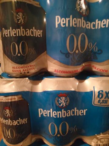 Cannettes de bière sans alcool  "Perlenbacher"  beschikbaar voor biedingen