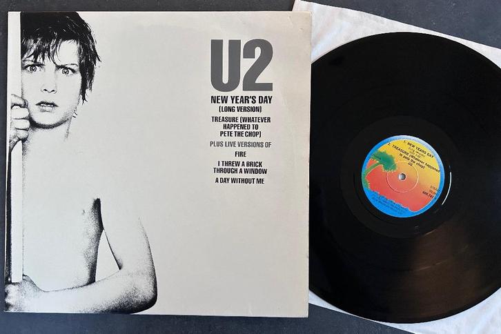 U2 - New years day ( 12# ), Cd's en Dvd's, Vinyl | Rock, Zo goed als nieuw, Poprock, 12 inch, Verzenden