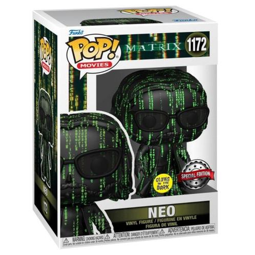 Funko POP The Matrix - Neo (1172) Glows In The Dark Special, Collections, Jouets miniatures, Neuf, Envoi