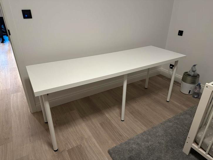 Tablet met 5 regelbare poten - Bureautablet, Huis en Inrichting, Bureaus, Zo goed als nieuw, Bureau, In hoogte verstelbaar, Ophalen