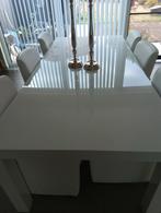 Witte tafel, Huis en Inrichting, Ophalen, Gebruikt