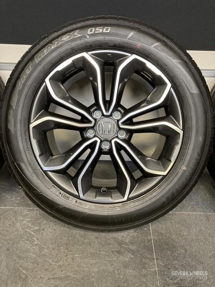 18” originele Honda CR-V velgen + banden 5x114.3 235/60/18, Autos : Pièces & Accessoires, Pneus & Jantes, Pneus et Jantes, Pneus été