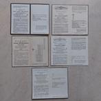 5 oude doodsprentjes geboren te Melsele, Ophalen of Verzenden