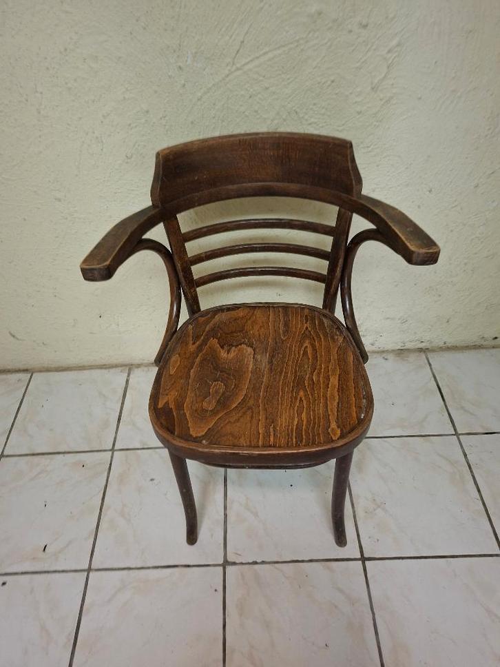 Caféstoelen horeca stoelen café, Maison & Meubles, Chaises, Utilisé, Cinq, Six Chaises ou plus, Bois, Brun, Enlèvement