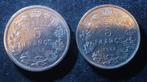 Lot: 1 belga, 5 frank 1933 FR, pos. A & B - Albert I, Postzegels en Munten, Verzenden, Setje