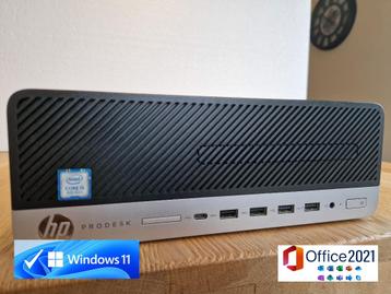 Win 11 HP ProDesk i5 6x4.10Gz 8Go 256Go 4K Office 2021 disponible aux enchères