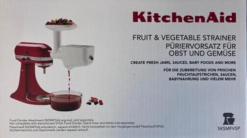 KitchenAid 5KSMFVSP Fruit- en groentezeef uitbreidingspakket beschikbaar voor biedingen