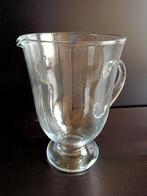 Carafe en verre flamant sur fond bas, Enlèvement ou Envoi