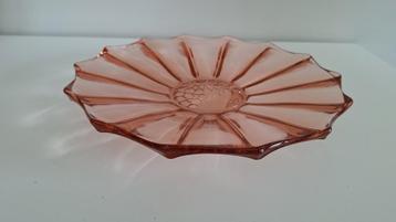 Rosaline schaal, niet gemerkt.  Val Saint Lambert stijl. beschikbaar voor biedingen