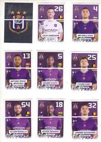 Pro League 2024 - 2025 RSC Anderlecht / 17 stickers, Verzenden, Nieuw, Poster, Plaatje of Sticker