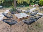 Lounge stoelen 8 stuks, Ophalen, Zo goed als nieuw