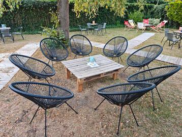 Lounge stoelen 8 stuks beschikbaar voor biedingen