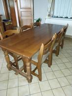 table et chaises, Maison & Meubles, Tables | Tables à manger, Chêne, Rectangulaire, Enlèvement, Utilisé