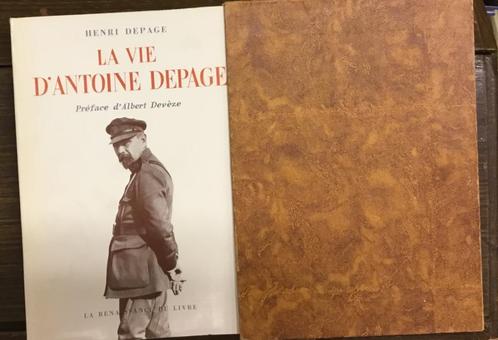 Henri Depage – La Vie d’Antoine Depage 1956, Antiek en Kunst, Antiek | Boeken en Manuscripten, Verzenden