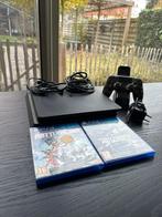 PS4 Slim met toebehoren, Ophalen, 500 GB, Zo goed als nieuw, Met 1 controller