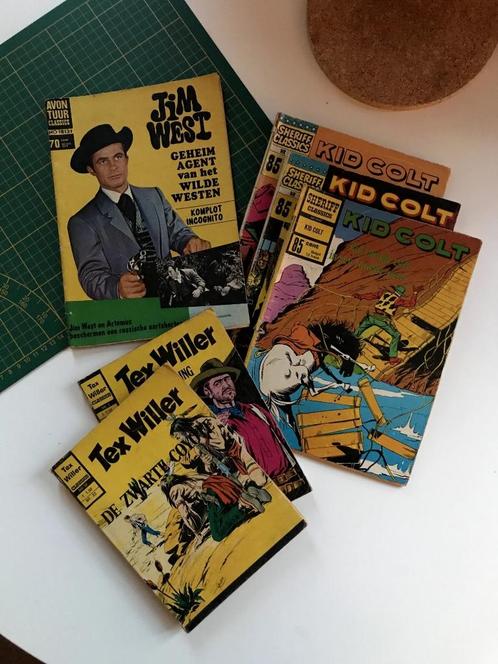 Cowboy strips, Boeken, Stripverhalen, Gelezen, Meerdere stripboeken, Ophalen of Verzenden