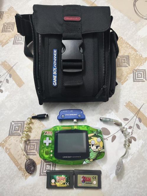 Game Boy Advance Zelda Edition met games, Games en Spelcomputers, Spelcomputers | Nintendo Game Boy, Zo goed als nieuw, Game Boy Advance