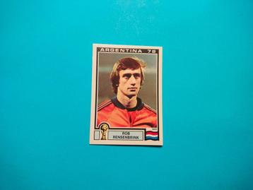 Rob Rensenbrink Argentina 78 (histoire de la Coupe du monde), Enlèvement ou Envoi, Comme neuf, Autocollant