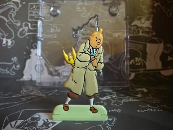 Figurine Tintin en métal relief : Tintin et le spectre