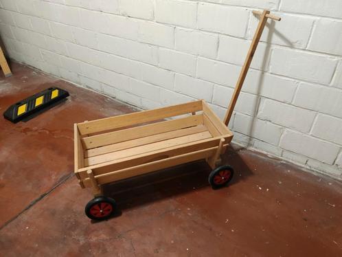 Houten strandkarren IKEA, Kinderen en Baby's, Speelgoed | Houten speelgoed, Zo goed als nieuw, Ophalen