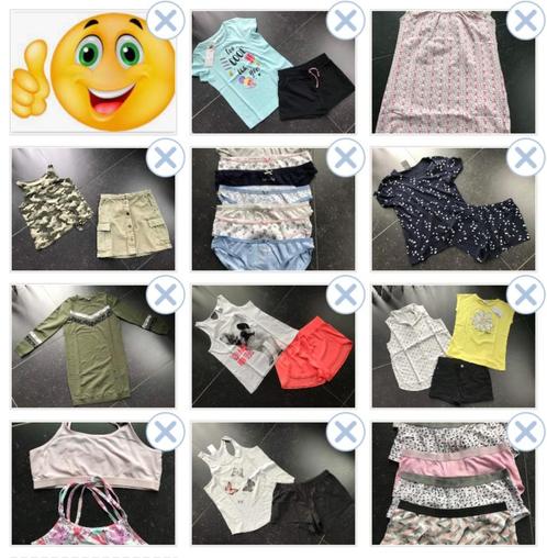 Knap lot kledij lente/zomer, maat 146/152, 31 stuks, Kinderen en Baby's, Kinderkleding | Kinder-kledingpakketten, Zo goed als nieuw