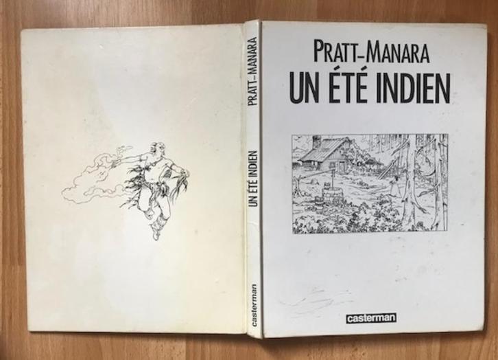 PRATT - MANARA - UN ETE INDIEN - INDIAN SUMMER+PILGRIM BLACK, Boeken, Stripverhalen, Gelezen, Eén stripboek, Ophalen of Verzenden