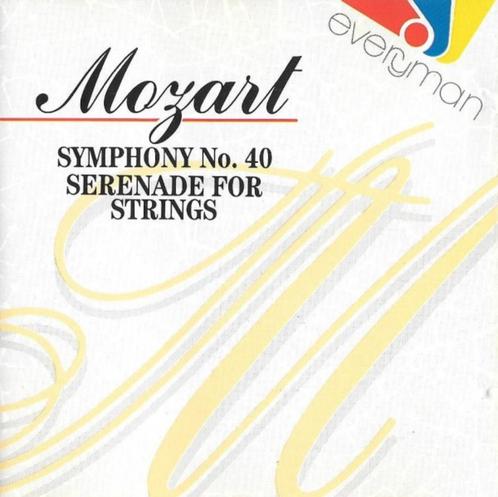 Mozart - Symphony No. 40 - Serenade For Strings, Cd's en Dvd's, Cd's | Klassiek, Ophalen of Verzenden