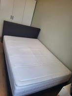 Boxspring met matras, Maison & Meubles, Chambre à coucher | Lits boxsprings, Gris, Queen size, 140 cm, Enlèvement